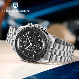 Wristwatches PAGANI DESIGN 2023 New Men's Watches Top Luxury Quartz Watch For Men Automatic Date Speed Chronograph Sapphire Waterproof 100MQ231123