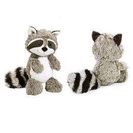 Plush Dolls 1014 Handmade for DOLL Animal Raccoon Pillow Novelty Car Ornament Kids 231122