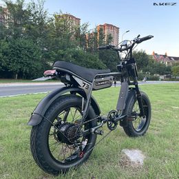 Electric Bike for Adults 20" x4.0 Fat Tyre Ebike with 48V/13AH Removable Battery 750W Brushless Motor Electric Mountain Bicycle