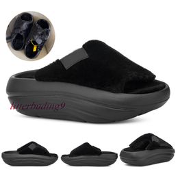 Designer walking slippers platform slipper shoes slides leather boots classic brand women slider EUR35-42