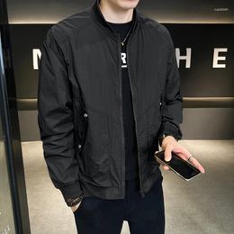 Men's Jackets Boutique Social Guy Fashion Casual Trend Light Mature Style Baseball Collar Jacket Advanced Sense Of Plankton Handsome