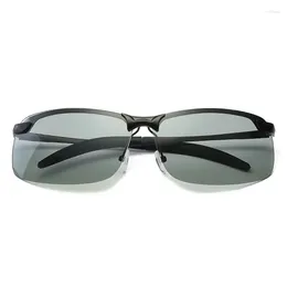Sunglasses Color-Changing Polarised UV-Proof Day And Night Dual-Use Driver Driving Vision Glasses