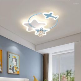 Ceiling Lights Star Aircraft Children Lamp Modern Intelligent LED Bedroom Study Chandelier Creativity Indoor Decoration Lamps