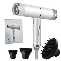 Hair Dryers Electric Infrared Hair Dryer Strong Wind Blow Dryer Cold Wind Salon Hair Styler Tool Negative Ionic Fast Dryling Hairdryer 231122