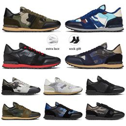 designer shoes mens shoes top aaa+ quality Black Navy Beige Black Red Military Green Beige Monochrome White Beige des chaussures Plate-forme trainers sneakers womens