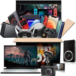 Lucky Mystery Boxes Smart Devices Digital Electronics Earphones Cell Phone Accessories Cameras Gamepads245H