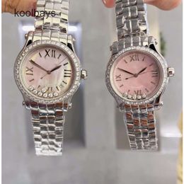 Watch Choprds Light Roman Classic Wristwatch Steel Designer Diamond Trend Luxury Women Literally Rhinestone Personalised Quartz Movement Happy Sport 5JR0