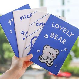 Notepads Planner Journal Draught Book Line Paper School Stationery Hand Account Kawaii Notebook Notepad Bear A5 NotebookNotepads