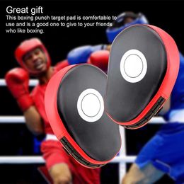 Protective Gear 1 Pair Women Men Boxing Kicking Target Pads Home Gym Taekwondo Karate Punch Gloves Training Practise Mitts Boxers HKD231123
