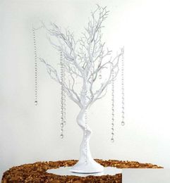 Party Decoration 30 Manzanita Artificial Tree White Centrepiece Party Road Lead Table Top Wedding Decoration 20 Crystal Chains261QDhfvk3306388