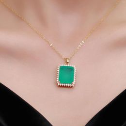 Pendant Necklaces Fashion Necklace Square Brass