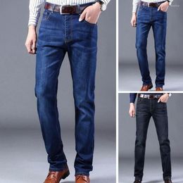 Men's Jeans Summer Spring Colorfast Men Breathable Pure Color Garment