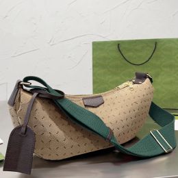 Designer bag womens crossbody bag Zipper luxurys handbag womens Green strap Shoulder Bags Fashion classic purses