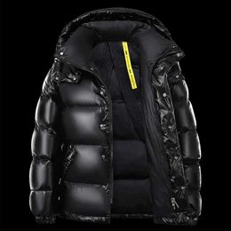 Men's Down Parkas Winter Puffer Jacket For Men 2023 New Down Male With Hood Coat Man Clothes Luxury Short Women Clothing T231123
