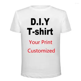Мужские футболки, персонализированная футболка «сделай сам», стиль вашего дизайна, футболка для пар с 3D принтом, топ, летний топ с круглым вырезом и коротким рукавом