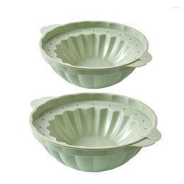 Bowls Iced Salad Bowl Ice Maker Container Moulds Large-Capacity Round Empty Moulds Containers To Cool Quickly