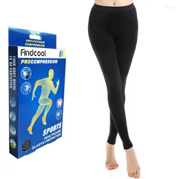 Women Socks Findcool 23-32mmHg Compression Stockings Pantyhose Open Toe For Varicose Veins