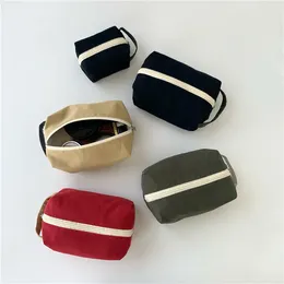Storage Bags Women's Cosmetic Bag Zipper Make Up Travel Lipstick Earphone Sanitary Napkin Cases Organiser For Makeup