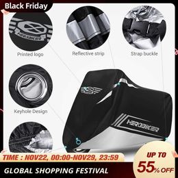 Motorcycle Cover Waterproof Motorcycle Cover For Motorbike All Season Dustproof UV Protective Indoor Scooter Outdoor Motocross Rain Covers M-4XLL20309
