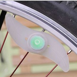New New 1PC Bicycle Light Bike Lamp LED Tyre Tire Valve Caps Wheel spokes Cycling Lanterns For Bicycle Accessories Red Blue Green