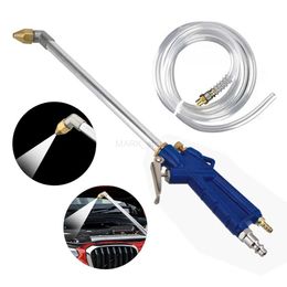 Water Gun Snow Foam Lance High Pressure Gun Washer Cleaning Car Oil Cleaner Wheel Tyre Roof Wash Tools Long Pipe Pneumatic 1m Hose Motorcycle AccessoriesL231153