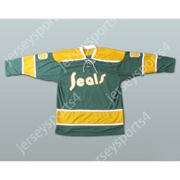 Custom WALT MCKECHNIE CALIFORNIA GOLDEN SEALS HOCKEY JERSEY NEW Top Stitched S-M-L-XL-XXL-3XL-4XL-5XL-6XL