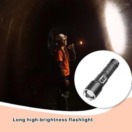 Flashlights Torches Zoomable Torch Multifunctional Lights 3 Modes Outdoor Long Range Lighting Equipment Camping Lamp Hunting