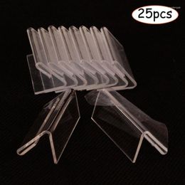 Jewelry Pouches Acrylic Decca Display Card Table Sign L-Type Price Commodity Tag 25Pcs/lot