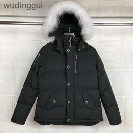 Moose Knuckle Woman Jacket Fur Collar Parka Winter Waterproof White Duck Coat Cloak Fashion Men and Women Couples Moose to Keep Warm 8 AAPU