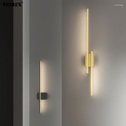 Wall Lamps Simple Black Gold Left Right Style Home Modern LED Living Study Room Bedroom Bedside Aisle Lights Indoor Lighting