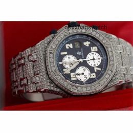 Swiss Luxury Watches Audemar Pigue Wristwatch Royal Oak Offshore Automatic Mechanical Watch Royal Oak Offshore 30.00 Carat High Quality Cut Round Diamonds Wn-haev