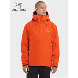 Designer Apparel Arcterys Jackets Men's Outerwear Jackets Outdoor Clothing BETA T GORE-TEX Charge Jersey Phenom/Feno Orange WN-35DR
