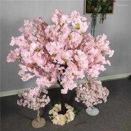 Decorative Flowers Custom Fake Sakura Tree Indoor Outdoor Wedding Table Centrepiece Decor Small 1m 1.5m 2m Artificial Cherry Blossom Flower