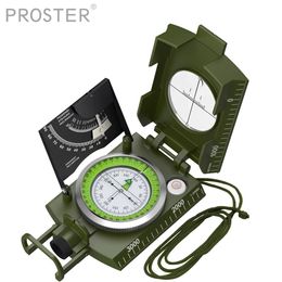 Outdoor Gadgets Proster Professional Camping Compass IP65 Waterproof Camouflage Sighting Clinometer Hunting Hiking Guiding Tools 231123