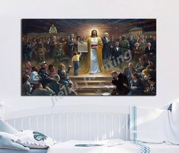 One Nation Under God Painting Christian Canvas Prints Picture Modular Paintings For Living Room Poster On The Wall Home Decor6941316