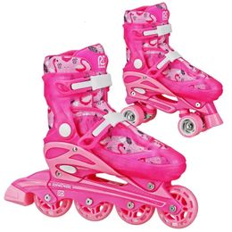 inline Roller Skates Sprinter Girl's 2in1 Quad و Combo Flamingo Size 122 231122