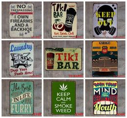 Retro Metal Tin Sign Kitchen Bathroom Family Romantic Poetry Metal Painting Bar Pub Cafe Home Restaurant Decor Vintage Tin Signs D3335412