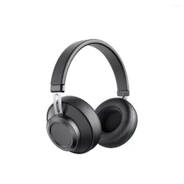 Bluetooth-compatible Headphone Wireless Stylish Stereo Noise Cancelling Battery Powered Headset Earphone Music Player