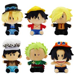 Wholesale new products One Piece plush toys Luffy Joe Basolon cute action figures children's games Playmate holiday gifts