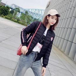 Women's Down Korean Style Student Loose Autumn And Women Winter Jacket Short Cotton-Padded Coat Stick Keep Warm All-match 2023 Casual