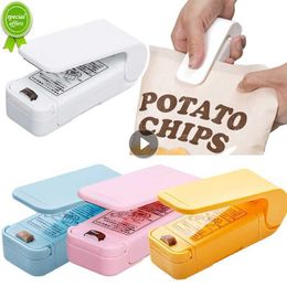 New Portable Bag Heat Sealer Plastic Package Storage Bag Clip Mini Sealing Machine Food Bag Closure Package Sealer Bags Kitchen Tool