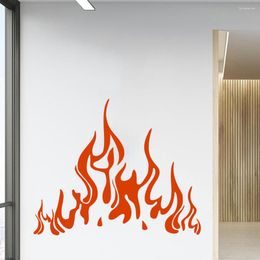 Wall Stickers Special Fire Flame Decals Fireplace Home Decor Art Living Room Poster Sticker Ph486