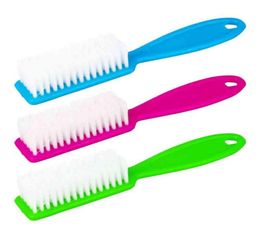 Long Handle Nail Cleaning Clean Brush Other Items File Manicure Pedicure Soft Remove Dust Small Angle Scrub Multi Colour Dusting Pe3362810