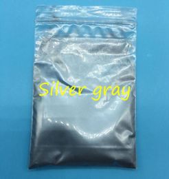 100gbag silver grey Color Pearl Mica powder Pigment Pearlescent Coating Pigment Cosmetic PigmentDIY nail polishmakeupeye shado1652602