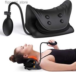 Massaging Neck Pillowws New Neck Relaxation Cervical Massager Cervical Massage Traction Pillow Stretching Shoulder and Neck Physio Instrument Q231123