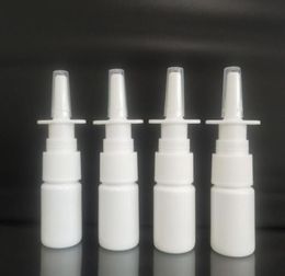 1000pcs 10ml White Empty Plastic Nose Spray Bottle Nasal Pump Refillable Spray Bottles Design For Medical Packaging Bottles