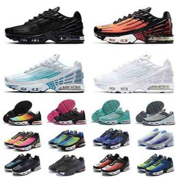 Tn-Plus 3 III Shoes Chaussures De Sport Turned Stock Sports Sneakers Zapatos Deportivos Ultra Se Laser Blue Mens Running All Black Rugby White Trainers Size EU 36-46