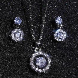 Necklace Earrings Set Set2011121662 In Cubic Zirconia And Jewellery For Women Bride Wedding & Bridesmaid Gift