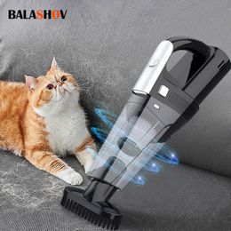 Other Household Cleaning Tools Accessories Brushless Vacuum Cleaner Handheld 12000Pa for Car Home Pet Hair Suction Wireless with Led Lights 230422