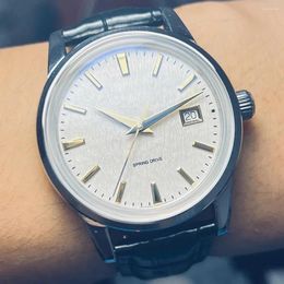 Wristwatches Minimalist Men's Mechanical Wristwatch 100M Waterproof Fashion Dress Watch TianjinSt2130 Automatic Movement SBGA407